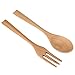 Cucchiaio e Forchetta Set - Leggero Naturale Portatile da Tavola Zuppa da Dessert per la Cucina di Casa In Viaggio Utensile da Campeggio( set forchetta cucchiaio)