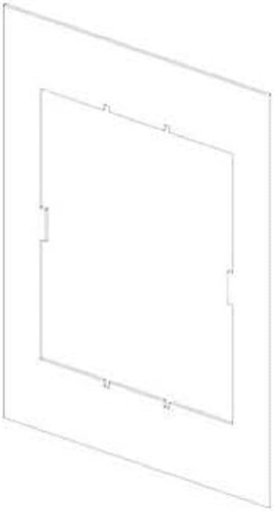 Cadre avant 1 x NH00 ABB Stotz pour intégration de tableau électrique
