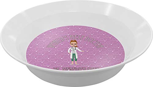 Personalized Doctor Avatar Melamine Bowl - 12 oz