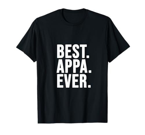 Bestes Appa Ever South Korea Vatertagsgeschenk für Papa T-Shirt