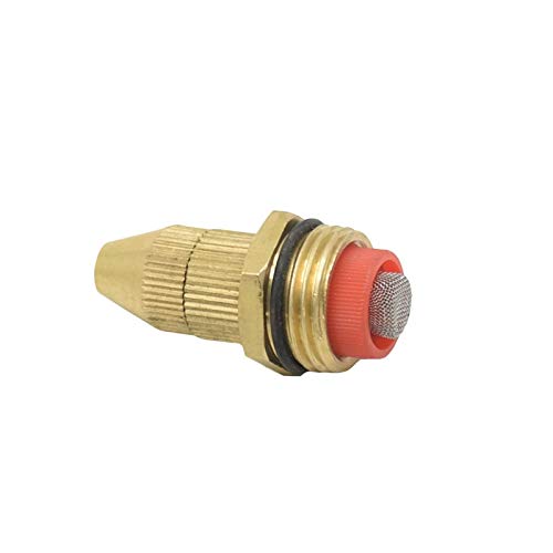 Yosoo 5Pcs Ottone Regolabile Spray innaffiatura Ugello di Nebbia di sistemi di nebulizzazione Cospargere per Giardino Prato Irrigazione Irrigazione