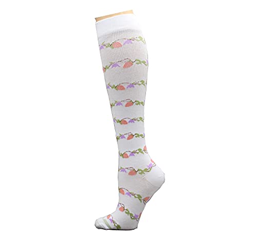 Image of REXX 3 Pairs Women's Knee-high Therapeutic Graduated Anti-Fatigue 8-15mmHg Combed Cotton Compression Socks