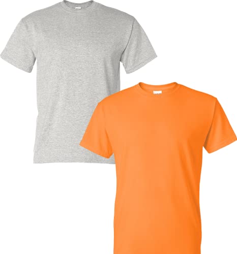 T-shirt homme Gildan anti transpiration coton poly pour forte carrure