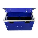 ビームテック（Beamtec） LED パー用ダンプラケース 5mm厚 2台収納 530 (W) x270 (D) x350 (H) ダークブルー DP003