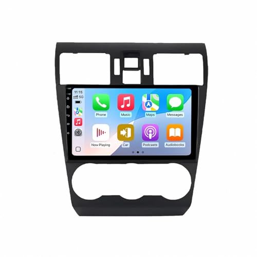 Radio Coche Bluetooth 2 DIN con pantalla táctil Incell y ecualizador para Subaru Forester