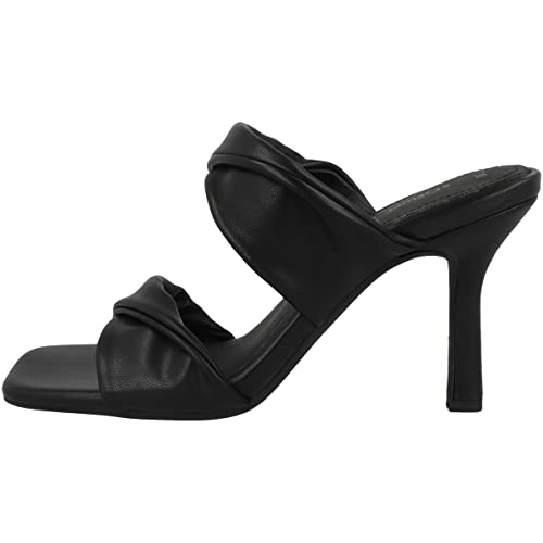 s.Oliver Damen 5-5-27203-20 Sandale mit Absatz, Black, 39 EU