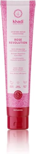 khadi ROSE REVOLUTION Balsamo Riparatore Ayurvedico - Pettinabilità immediata e leggerezza per la cura quotidiana - 100% naturale e vegano - 200 ml