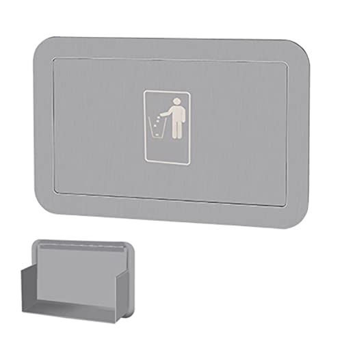 Couvercle de poubelle encastrable en inox 304 pour plan de travail cuisine