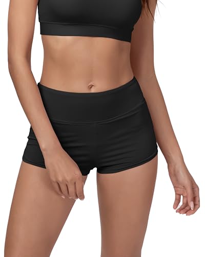 Period Swim Shorts Mid Waisted Period Swimwear Bikini Bottoms Menstrual Leakproof Swimsuit Board Bottom for Teens4