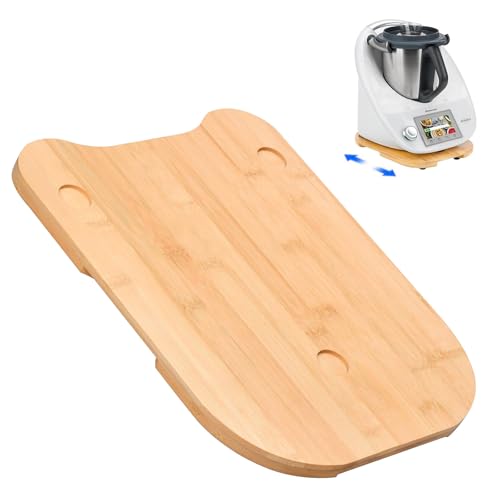 Gleitbrett Thermomix TM6 / TM5 - Brett für Thermomix mit Rollen, Schnelles Bewegen Rollbrett für Thermomix Vorwerk Küche...