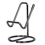 MOLUCKFU Soporte para Teléfono Celular de Hierro Negro para Escritorio Soporte Estable y Compacto para Oficina Adecuado para Ver Películas y Juegos Diseño Moderno y Versátil Ajustable