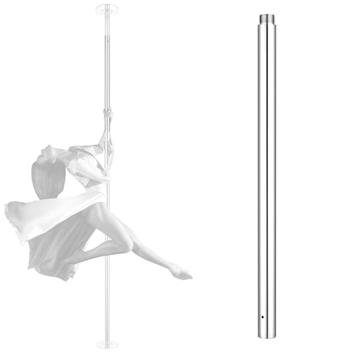HeyJiaYu Pole Extension for 1 3/4" Dancing Pole, 750 mm 40 Cr Steel Tube with 2 mm Pole Thickness, Height Adjustable Replacement Accessories for Dance Pole, Extending Tube to Connect Fitness Pole