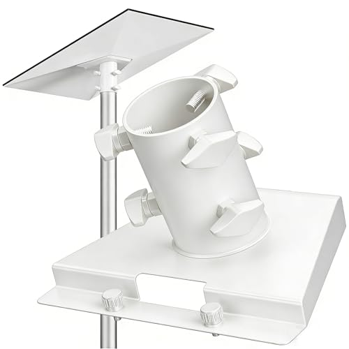 Starlink Gen 3 Pipe Adapter Starlink Pole Mount Starlink Mounting Kit Starlink V3 Mount Plate Roof Mount for Starlink Standard Dish Fits 1 to 2.1 Poles