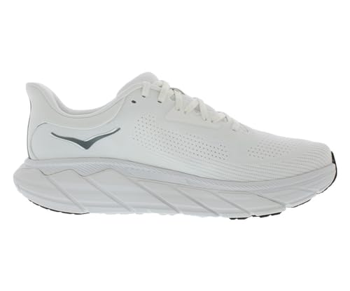 HOKA Arahi 7 Mens Shoes Size 11, Color: Blanc De Blanc/Steel Wool2