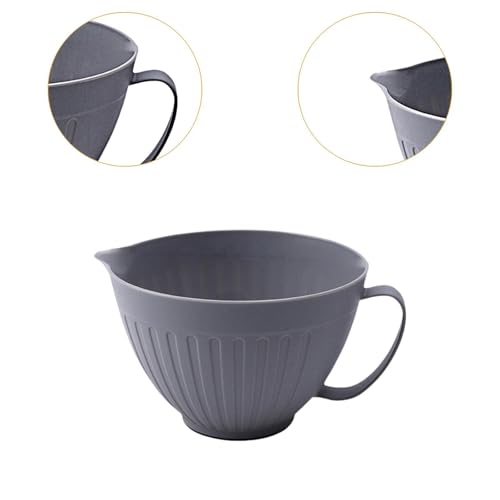 Tazón mezclador con pico para cocina gris miniatura 6