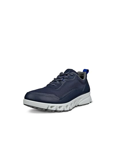 Baskets de luxe ECCO Multi-Vent GTX Surround en cuir bleu marine taille 45