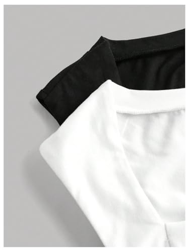 OYOANGLE Girl's 2 Pack Tank Top Set Knit Square Neck Sleeveless Ruched Fitted Tops3