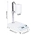 High Speed Homogenizer, 185W Overhead Stirrer Lab Stirrer, Portable Lab Disperser Emulsifier with Two Working Heads & Magnetic Suction Design for Scientific Research Chemical Industry