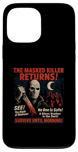 仮面キラーリターンズ スラッシャー 映画ポスター ヴィンテージ ハロウィン スマホケース iPhone 13 Pro Max 用