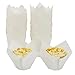 Cupcake Liners Tulip 100-Piece - Bulk Decorative Paper Cupcake and Muffin Baking Cups for Weddings, Birthdays, Baby Showers, White