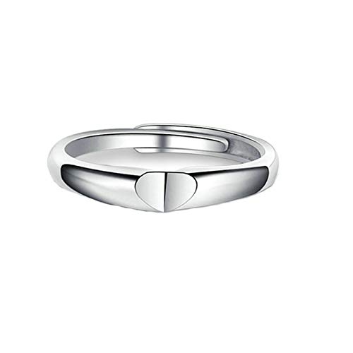 Alliance Homme Femme Cœur le symbole de votre amour infini en argent