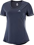 Salomon Women's Agile ss tee, Gray, X-Small