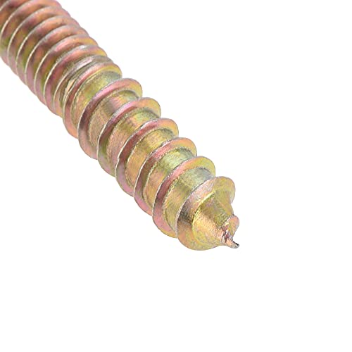 Image of uxcell 1 /4-20 x 1-3 /4 inch Hanger Bolts Double Head Dowel Screw for Wood Furniture 10pcs