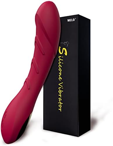 G Spot Dildo Vibrator for Vagina Clitoris Anal Stimulation, Waterproof Rechargeable Quiet Vibrating Powerful Vibrators Adult Sex Toy Gift for Women Couple with 12 Vibration Mode- MELO