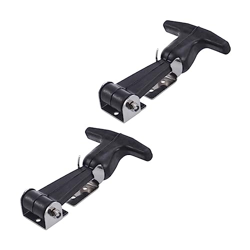 IWOWHERO Heavy Duty Draw Latches Hardware Set T-Handle Hasp for Carts Toolboxes