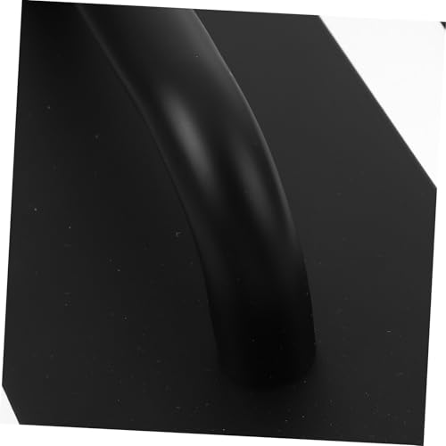 Poignée de porte push-pull acier inoxydable noir lot de 2 moderne - 4