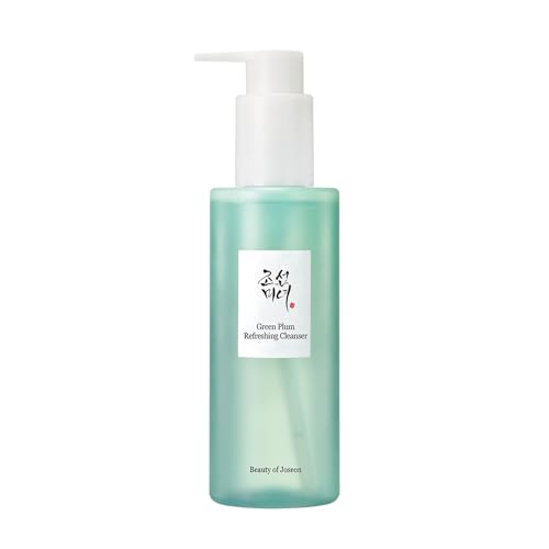 Beauty of Joseon Green Plum Refreshing Cleanser Gel Type Deep Pore Cleansing, Acne Face Wash, Blackhead Remover for All Skin Types, Korean Skincare 200ml, 6.76 fl.oz