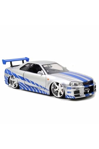 Jada Toys 253203044 Accesorio coleccionable Nissan Skyline 1:24 ideal para tu estantería o vitrina 6
