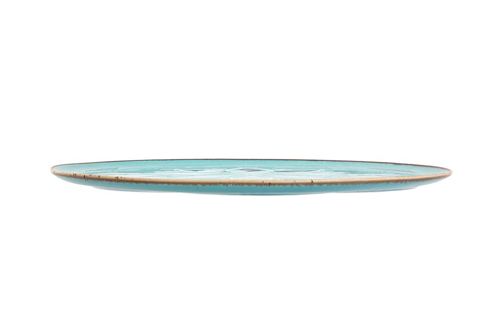 Porland Christina Turkuaz Düz Tabak 32cm