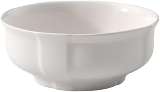 Manoir Vegetable Bowl, Premium Porcelain, Made in Germany, White, 8.5 x 3.25 in