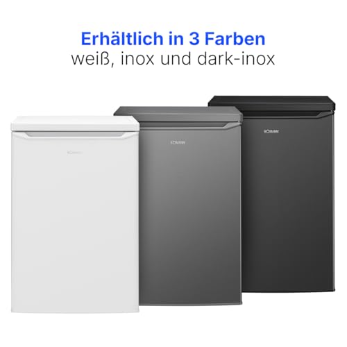 Foto von Bomann® Kühlschrank ohne Gefrierfach | Energieklasse C | 85cm | 5 Jahre Kompressor-Garantie | Kühlschrank klein | 0-8°C | leise 35dB | 3 Ablagen | Standardkühlschrank 126L | VS 7258 weiß