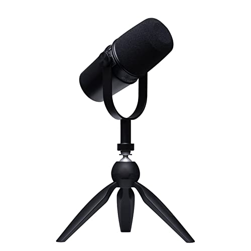 Microphone MV7 dynamique USB en métal pour enregistrement et streaming
