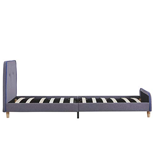 Lechnical Lattenbodem met lattenbodem voor wervelbed, lichtgrijs, stof, 90 x 200 cm, Jt Ht - Afbeelding 5