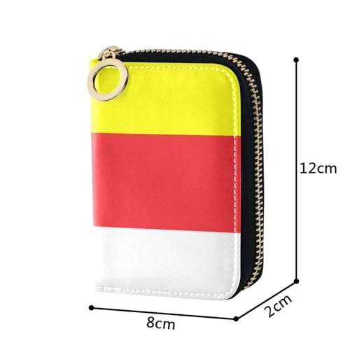 BGXW North Ossetia–alania Flag RFID Credit Card Holder Wallets for Women, Leather Zipper Card Case Accordion Wallet for Women Girls4