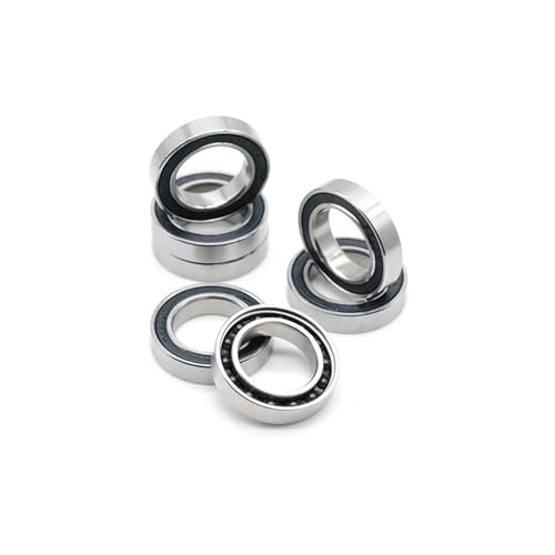 KNUUXHDDK 1pc 6802RS �n�C�u���b�h�Z���~�b�N�x�A�����O 15 * 24 * 5 mm ABEC-5 ���]�ԃ{�g���u���P�b�g&�X�y�A 6802 RS Si3N4 �{�[���x�A�����O6802-2RS