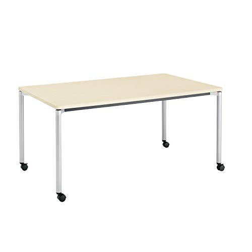 �y���[�J�[�z���E�ݒu�E�g���z�R�N�� �~�[�e�B���O�e�[�u�� JUTO MT-JTMR159S81MT1-CN �p�`�V�� 4�{�r �ۋr ���E���h�R�[�i�[ ��150×���s90cm �V�i�`�������I�[�N/�r�t���b�g�V���o�[ �L���X�^�[�t