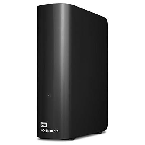 WD 20TB Elements Desktop External Hard Drive - USB 3.0, Black Cover