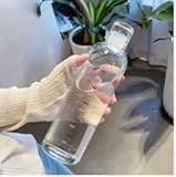 500ml Water Bottle with Reusable Time Tags Plastic Outdoor Sports Drink Bottle multicolor