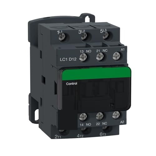 LC1D12L7 contacteur tripolaire TeSys Deca 12A bobine 200V AC