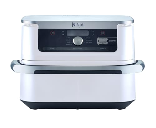 Ninja AF500 XXXL Flex Drawer 10.4 Liter Megazone Air Fryer, White