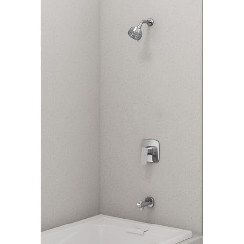 Grohe 1053800000 Cubeo Pressure Balance Valve Tub/Shower Trim Kit, Starlight Chrome by GROHE - Image 2