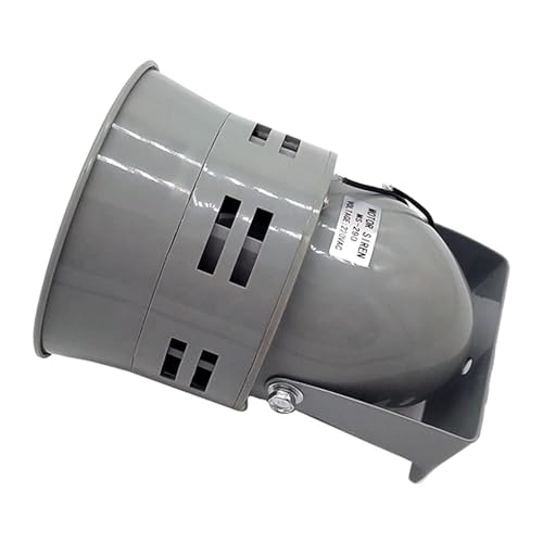 Image of Hanutech Industrial Siren 220V AC Single Phase Hooter Sound Range 200M for Industries & Institutions
