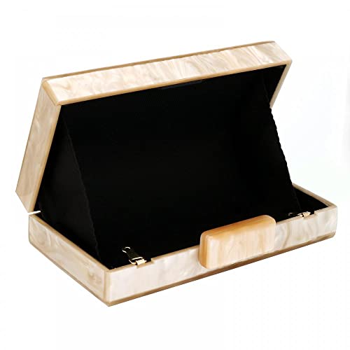 Image of Acrylic Handbags for Women Multicolor Perspex Geometric Purses Box Clutch Elegant Crossbody Bag for Lady Evening Banquet Prom