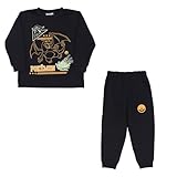 [タカラトミーアーツ] ポケットモンスター 男児ダンボール蓄光長袖パジャマ 130cm ブラック