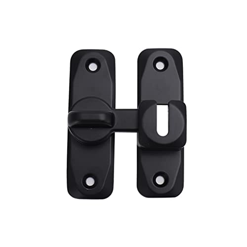 Boucle moraillon porte boulon noire pour sécuriser les verrières sans outils