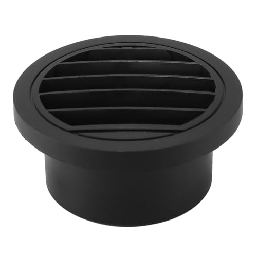 Nicear Luft Diesel Standheizung Kanal Luftauslass Flacher Anschluss Schwarz Passend Für 75mm Runde Auto Heizung Kanal Warmluft Auslass